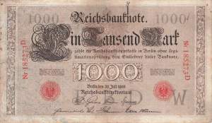 1000 Mark 1906 WD ro.26